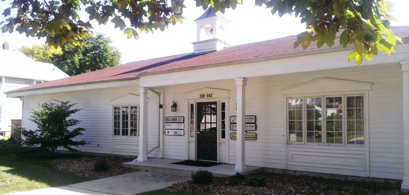 The building fronts McKee Street in Batavia, in the first block off Route 31. The building fronts McKee Street in Batavia, in the first block off Route 31.